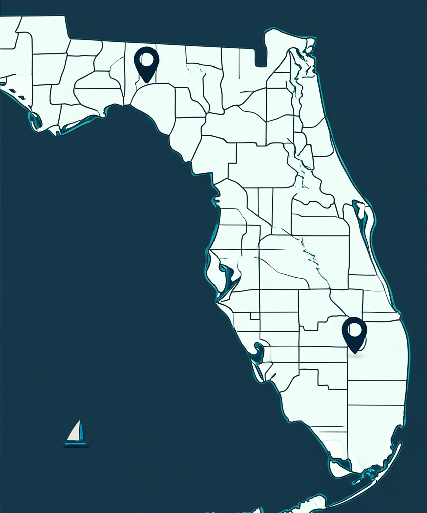 Orlando service area coverage illustration